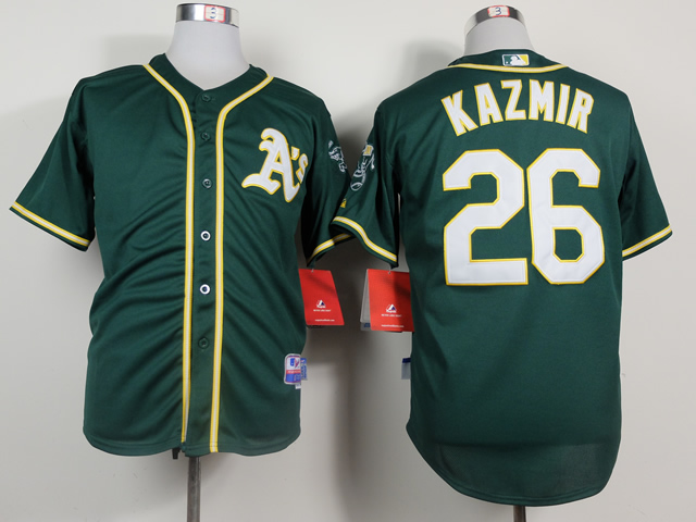Men Oakland Athletics #26 Kazmir Green MLB Jerseys